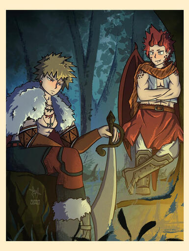 KrBk Fantasy AU (inspired by Yuzuya’s Fantasy Series)