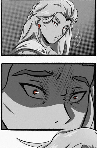 KrBk x Patrochilles mini-comic (⚠️ ANGST, mind warnings on post)