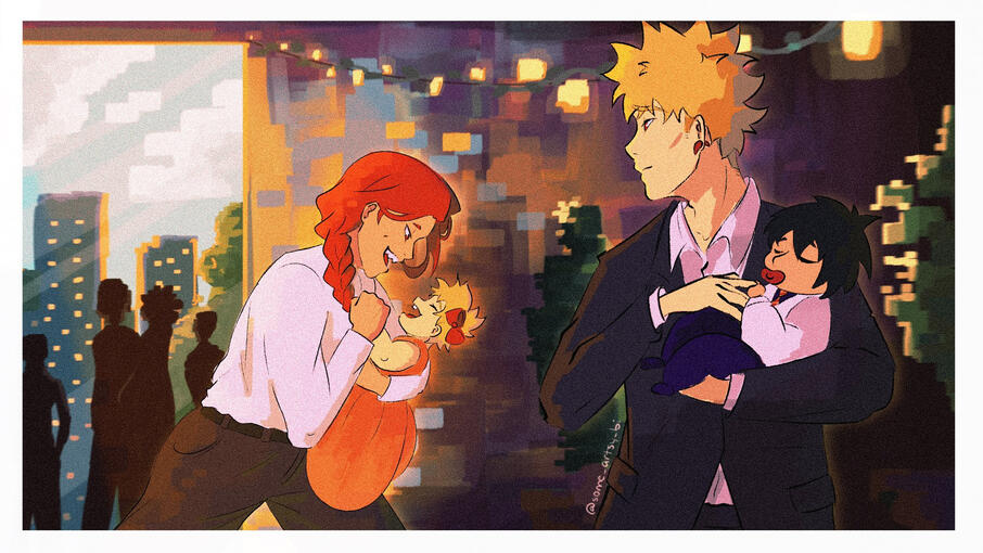 KrBk kids (inspired by Codominance by curlystar09)